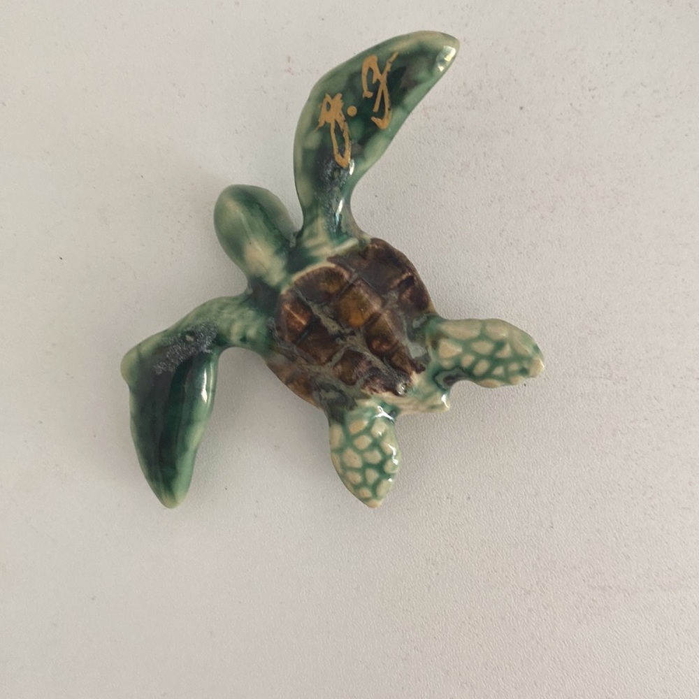 Ceramic Turtle Decor - Picture 3 of 3